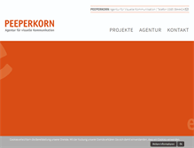 Tablet Screenshot of peeperkorn.de